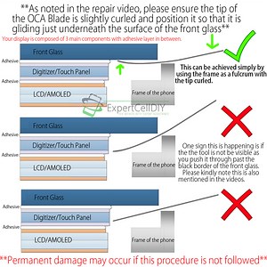 Samsung Galaxy Note 8/Note 9 Front Screen Glass Repair Kit