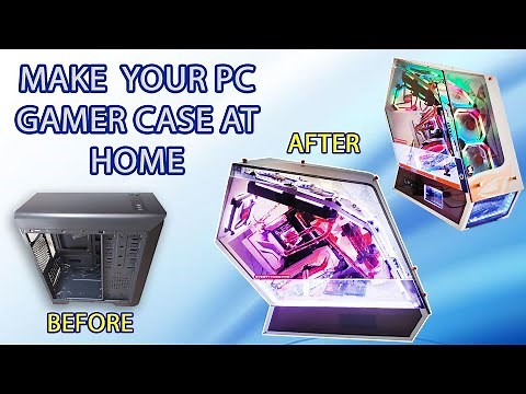 DIY PC CASE FOR GAMING AT HOME #diy_pc_case
