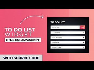 How to Create To Do List With JavaScript | Simple JavaScript Project for Beginners
