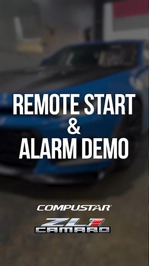 Compustar PRO T12 Car Alarm Demonstration - Camaro ZL1