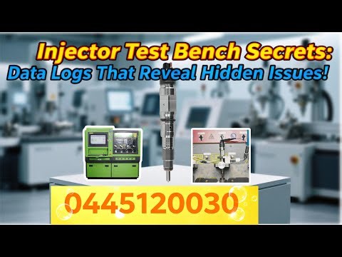 【7-3】The Truth About Your Injector is in the Data: Pro #0445120030 Bench Test. #injectortestbench