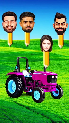 What is the REAL Color of Tractor? 😳 #vfx #shorts