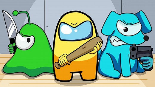 Among Us logic: Imposter school | Cartoon animation