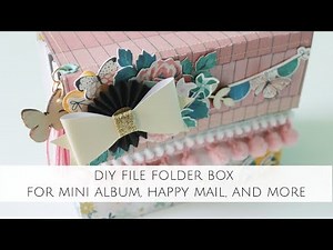 DIY File Folder Box | Tutorial
