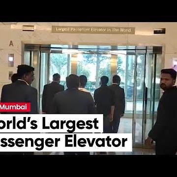World's largest elevator installed at the Jio World Center in Mumbai