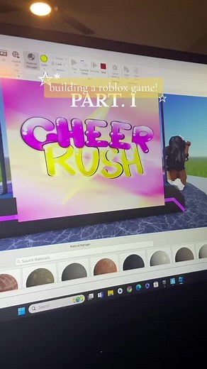 PART 1 || building a roblox cheer game !! #fyp #fy #foryou #foryoupage #roblox #cheer #cheerleader #cheerleading #cheerrush #fypシ #robloxstudio