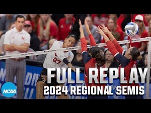 Nebraska vs. Dayton: 2024 NCAA volleyball tournament regional semifinal | FULL REPLAY