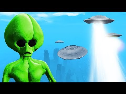 GTA 5 - INVADING Los Santos!! (Alien Mod)