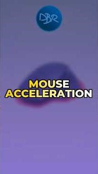 Mouse Acceleration: Why You Should Turn It Off! #Shorts