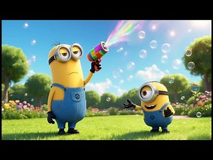 SOAP BUBBLE FUN 🫧😆 Kevin Gives Stuart a Totally Unique Experience🤩 | Funny Minions Animation
