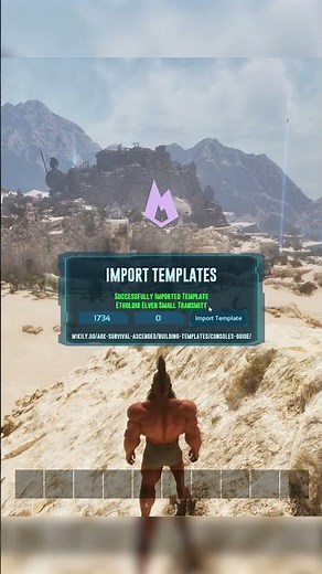 How To Import Build Templates on Consoles in ARK: Survival Ascended!