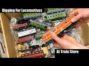 Digging For Vintage Locomotives in Old Boxes at Train Store