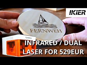iKier & Atomstack P1 Mini Laser Engraving Machine with Dual Laser