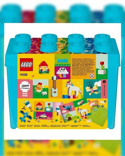 LEGO Classic Vibrant Creative Brick Box Toy Set 11038