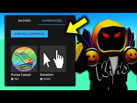 How To MAKE a GAMEPASS on ROBLOX (2023) - Make A Roblox Gamepass