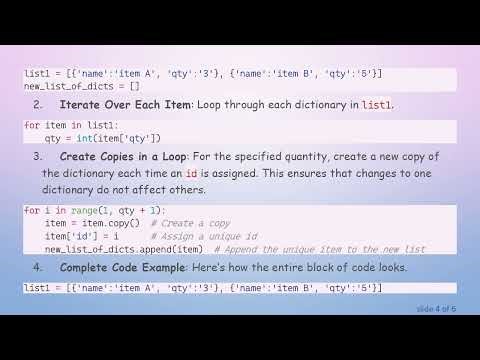 How to Fix the Append Function in Python to Create Unique Dictionaries in a List