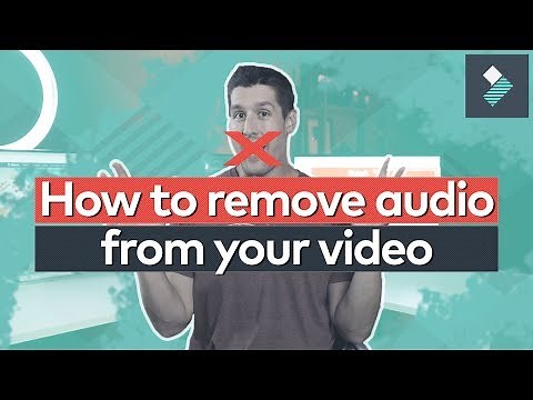 Easily REMOVE AUDIO From Video!