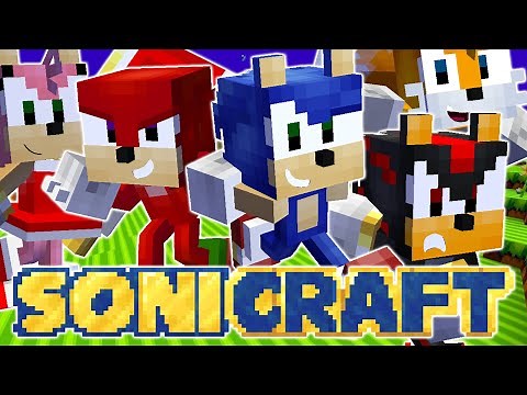 SONIC THE HEDGEHOG in Minecraft! | Sonicraft Minecraft Mod