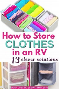 15 RV Clothes Storage Ideas [with pics]