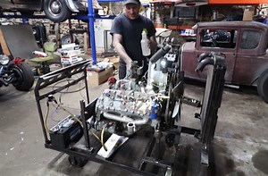 Building An Engine Run Stand From The Stuff You Have Laying Around The Shop Is Good Stuff - BangShift.com