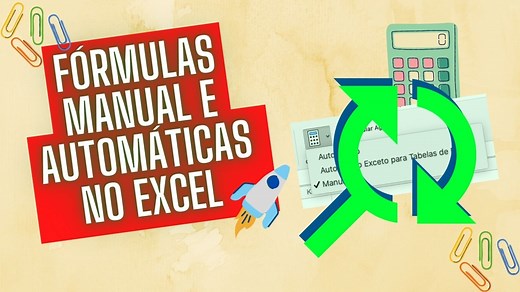 Como Fazer o Cálculo Automático no Excel - Fórmulas Manual