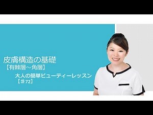 皮膚構造の基礎【有棘層～角層】【♯72】