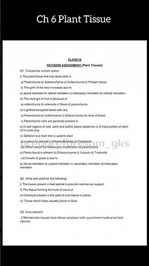 Class 9th Science Worksheet ch 3,6 and 9 #prepareforexam_gks #science