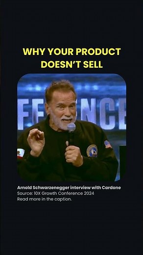 Arnold Schwarzenegger Reveals The Most Powerful Sales Strategy #product #entrepreneurship