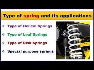 Different Types of Springs: Advantages, Disadvantages, and Materials #mechanicaldesignadda