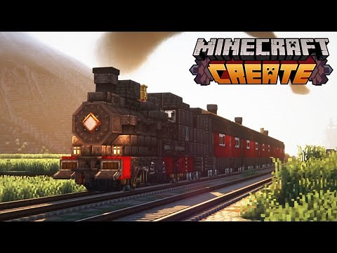 Minecraft Create Mod | 🚂 Fancy Passenger Train Tutorial