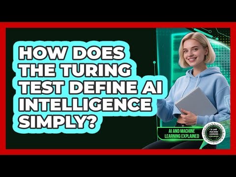 How Does The Turing Test Define AI Intelligence Simply? - AI and Machine Learning Explained