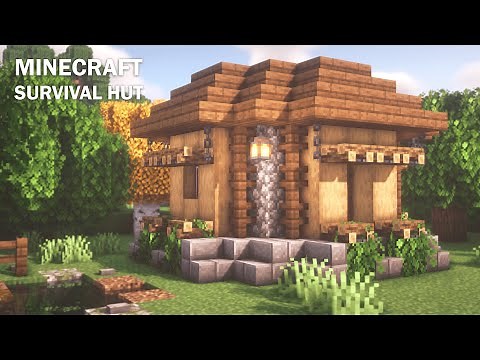 Minecraft: How to build a survival hut | Minecraft Hut Tutorial