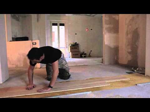 Posa del parquet prefinito