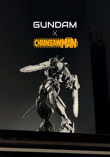Gundam X Chainsaw Man | So honored to team up with @Zero XP Models for this custom collaboration! Merging the epic designs of Chainsaw Man with our own style opened up so many creative doors. I had a phenomenal time working on this. #chainsaw man dress shirt #chainsawmanedit #gunplacommuntiy #gundam #bombdevil