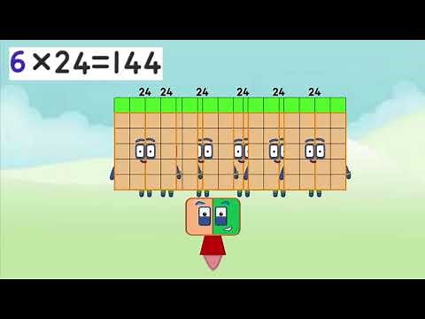 Numberblocks 24 times table