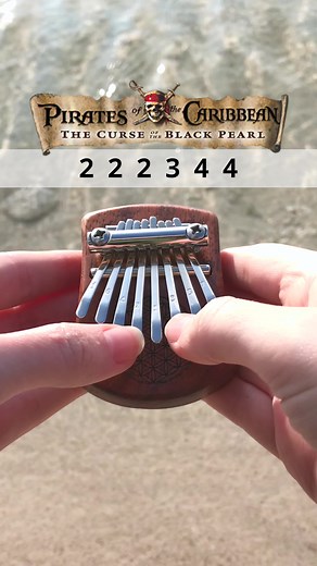 He's a Pirate - Pirates of the Caribbean: The Curse of the Black Pearl 8-key Kalimba tutorial #kalimba #kalimbacover #kalimbamusic #kalimbatabs #piratesofthecaribbean #disney #disneymusic