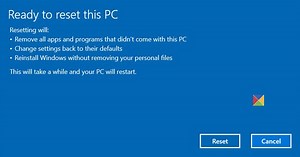 Reset this PC lets you restore Windows 11 to factory settings without losing files