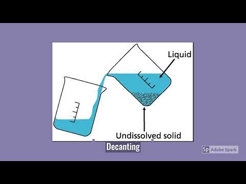 Separation Techniques - Year 5