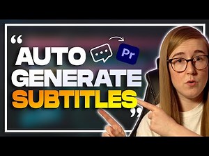 How to Auto Generate Subtitles in Premiere Pro | Adobe Premiere Pro Tutorial