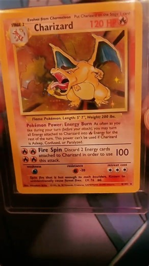 Base Set Charizard 🥰🥰 #pokemon