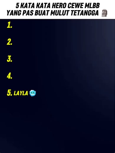 Kata-Kata Lucu dan Sedih Hero ML di MLBB