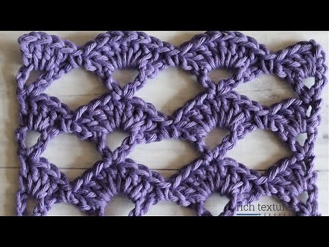 Open Shell Stitch | How to Crochet