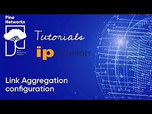 IP Infusion OcNOS Tutorial 4 - Configuring Link Aggregation