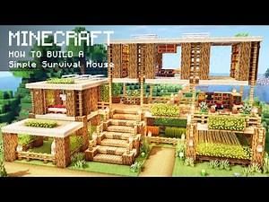 Minecraft: How To Build a Simple Survival House