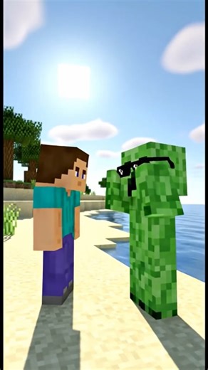 Minecraft Creeper's Secret Beach Day Revealed!