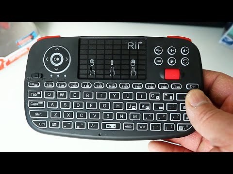 Rii i4 Mini Wireless Multimedia Keyboard with Scroll Wheel Unboxing & Review - Android PS4 PS5 X Box