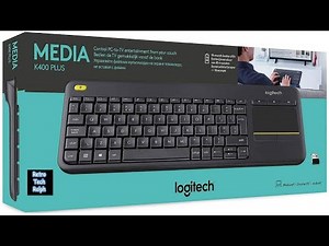 Logitech K400 Plus Wireless Keyboard with Touchpad Unboxing and quick Review