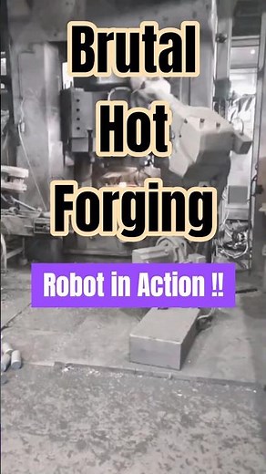 Extreme Forging Process: Robotic Precision + Heat! 🤖