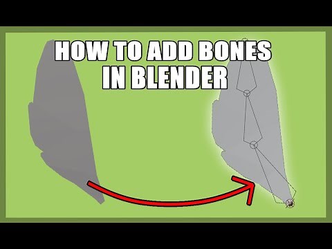 How to ADD Bones into any Asset (Blender / Unity Tutorial 2023)