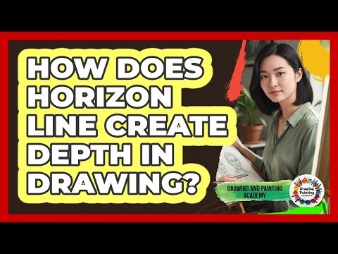 How Does Horizon Line Create Depth In Drawing?